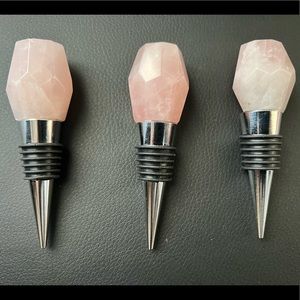 Rose quartz pendulum stone crystal